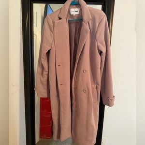 Blush pea coat